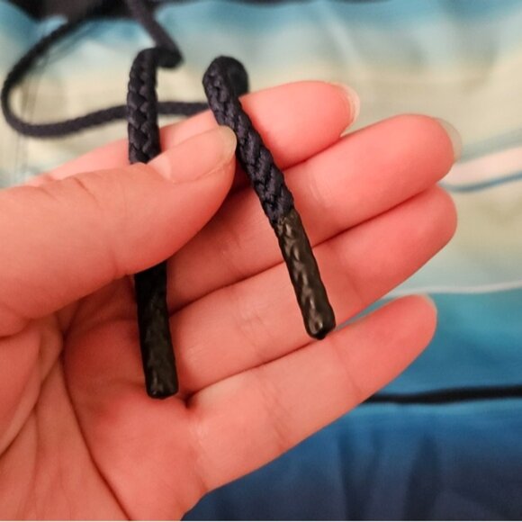 EveryDay Sunday Men's Size M Swimwear Lined Board Shorts Striped Blue Colorway - Picture 2 of 10